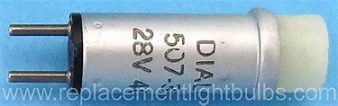 Dialco 507-3918-1475-600 White 28V 40mA Pilot Light Bulb Replacement Lamp
