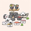 Sushi Illustration by @gladyspnut | sushi drawing, sushi doodle, sushi ...