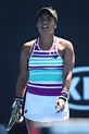 Day 1: Heather Watson of Great Britain reacts in her first round match ...