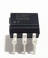 4N26 Optocoupler, Phototransistor Output, with Base Connection ...