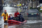 Photos of People Rescued from Hurricane Sandy; Firefighters Brave the ...