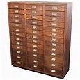 1950s Small Multi Drawer Jewelers Cabinet, Twelve Drawers For Sale at ...