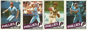 The Phillies Room: 1985 Topps Phillies