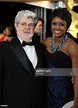 Director George Lucas and Mellody Hobson attend the Academy Of Motion ...