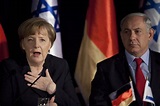Benjamin Netanyahu in German Chancellor Angela Merkel Visits Israel ...