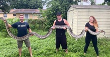'Beast Of A Snake' Breaks Record For Largest Burmese Python Captured In ...