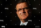 Finance Minister Jim Flaherty speaks to reporters in the foyer of the ...