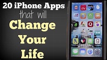 20 iPhone Apps That Will Change Your Life - YouTube