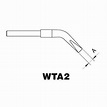 Weller WTA2 0054414699 Thermal Tweezer Desolder Tips 2.99mm, for WTA50