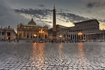 Visiting Saint Peter's Square in Vatican City