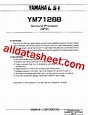 YM7128B Datasheet(PDF) - YAMAHA CORPORATION