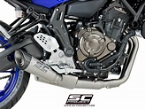 SC Project Exhaust Yamaha MT-07 Full Exhaust System 2-1 S1 Silencer 2017+