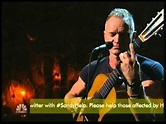 Sting: Message in a Bottle (Superstorm: Hurricane Sandy Benefit Concert ...