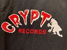 CRYPT RECORDS ロゴ Tシャツ Sサイズ【本日入荷古着Tシャツ】 : ディスクユニオン神保町店