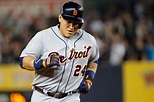 Detroit Tigers third baseman Miguel Cabrera rounds the bases during the ...