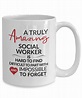Social Worker Mug Social Worker Retirement Gift Social Work | Etsy