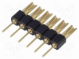 DS1004-02-1*6-3B CONNFLY - Adapter | pin strips; PIN: 6; straight; 2 ...