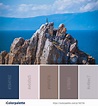 Color Palette Ideas from Sky Rock Sea Image | iColorpalette