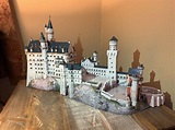neuschwanstein castle paper model Kit; super fun! : r/papercraft