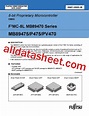 MB89475 Datasheet(PDF) - Fujitsu Component Limited.