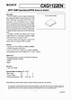 CXG1122EN_266574.PDF Datasheet Download --- IC-ON-LINE