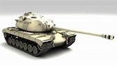3d model m103 heavy tank t43