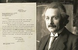 Einstein's 'God' letter to auction at Sotheby's