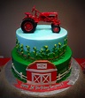 Farmall Tractor Cake by Blue Cake Co. Little Rock, AR | Tractor cake ...