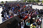 Migrant caravan groups arrive by hundreds at U.S. border | The ...