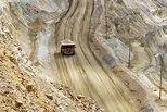 Excavation Open Pit Mine Kennecott, Copper, Gold and Silver Mine ...