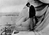 Superintendent at foot (literally) of the Statue of Liberty. | Statue ...