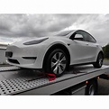 Electric vehicle Tesla Model Y - Long range - White - 19" Gemini rims ...