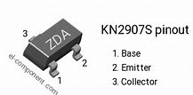 KN2907S pnp smd sot-23 transistor complementary npn, replacement ...
