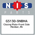 G5130-9NBMA Nissan Closing plate-front side member, rh G51309NBMA, New ...