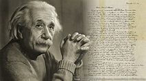 Albert Einstein’s “God Letter” for Sale for 1 Million Dollars
