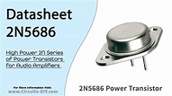 2N5686 NPN Power Transistor - Datasheet