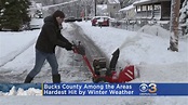 Bucks County Among Areas Hit Hardest By Winter Weather - YouTube