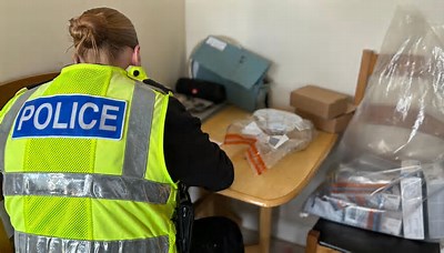 Nine arrested in county drugs line raid