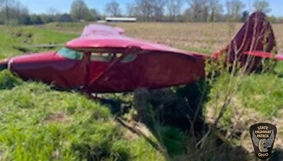 Surprise landing: A plane ended up in a Stark County field & investigators just found out