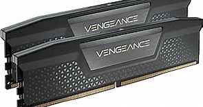 CORSAIR VENGEANCE DDR5 RAM 32GB (2x16GB) 5600MHz CL36 Intel XMP iCUE Compatible Computer Memory - Black (CMK32GX5M2B5600C36)