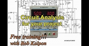 How to repair or design a 3005D Electronics Laboratory Variable Power Supply & formulas for 30V 5A