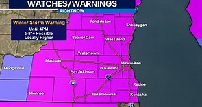 Winter storm warning: Heavy snow blankets much of SE Wisconsin