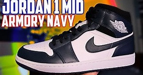 Air Jordan 1 Mid Armory Navy Review and On-Feet!