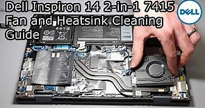 Dell Inspiron 14 2-in-1 7415 Fan and Heatsink Clean Guide