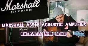 Marshall AS50R Acoustic Amplifier - Overview and Demo