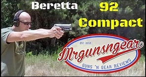 Beretta Compact M9A1 Inox Pistol Review (HD)