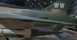 Views of the Republic F-105G Thunderchief and the SA-2 Surface-to-Air Missile