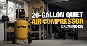 DeWalt 26-Gallon Quiet Air Compressor - DXCMSAC426