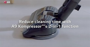 LG A9 Kompressor™ Handstick Vacuum - Power Drive Mop