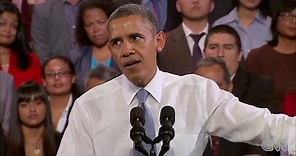 (2013) Obama responds to hecklers at speech